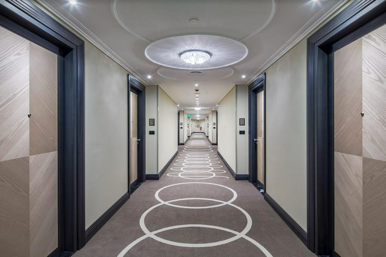 Hilton Podgorica Crna Gora Hotel Exterior photo A corridor at the hotel