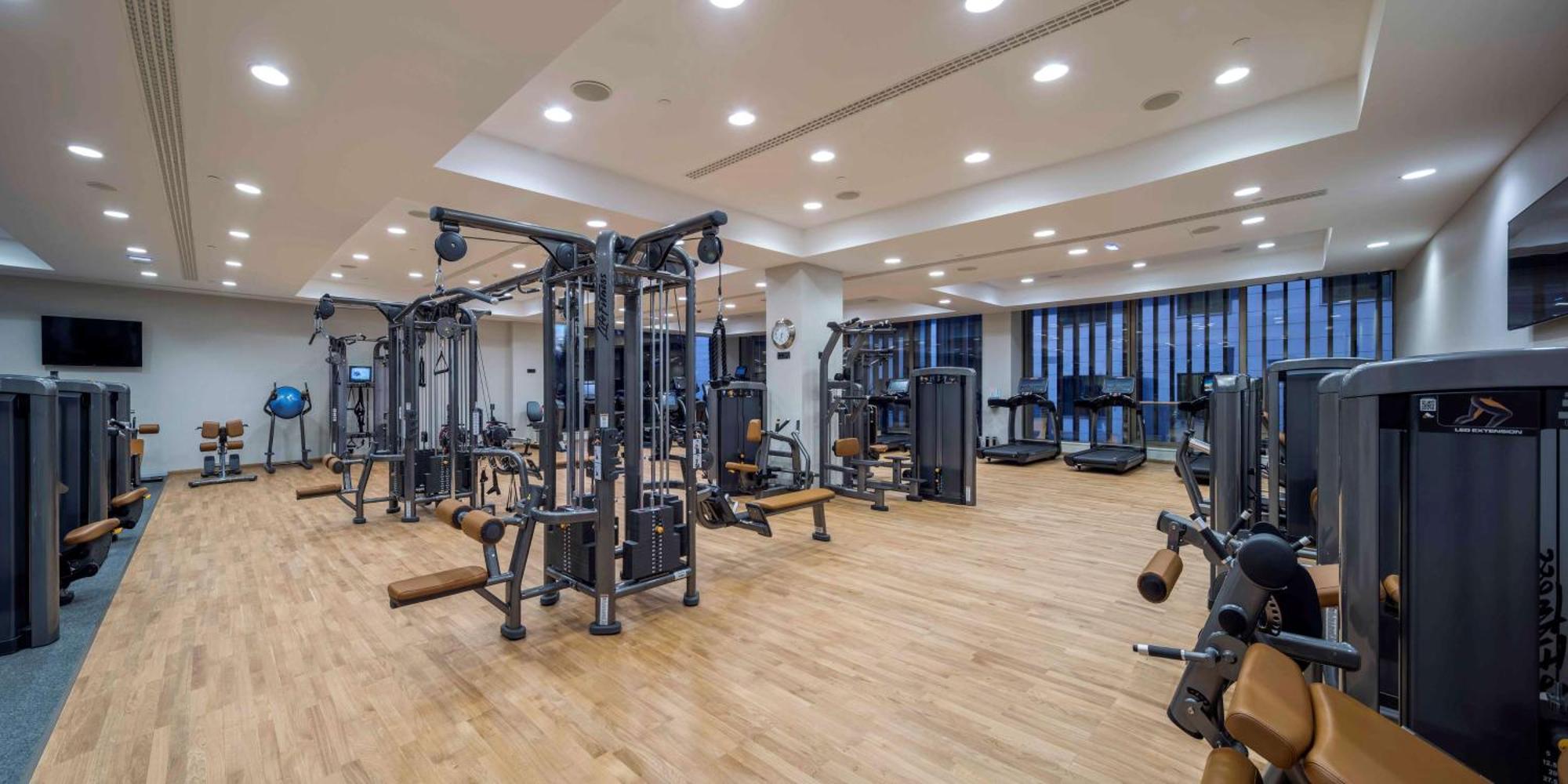 Hilton Podgorica Crna Gora Hotel Exterior photo The gym at the hotel